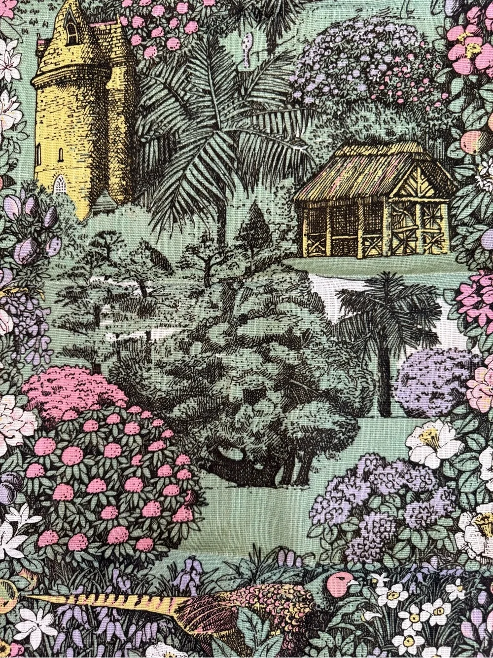 NWT Pat Albeck Trelissick Garden Irish Linen Tea Towel National Trust Ireland